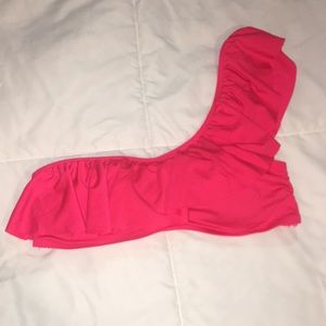 One Shoulder Swim Top